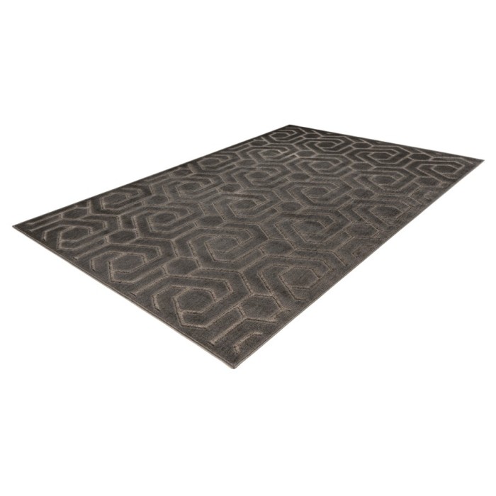 Tapis 150x80, design A202A coloris gris - Confort et élégance pour votre intérieur