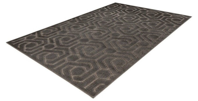 Tapis 150x80, design A202A coloris gris - Confort et élégance pour votre intérieur