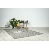 Tapis 300x80cm, design A202A coloris gris - Confort et élégance pour votre intérieur