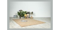 Tapis 150x80cm, design A202A coloris taupe - Confort et élégance pour votre intérieur