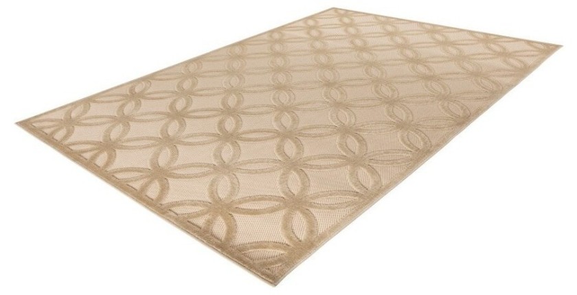 Tapis 300x80cm, design A302A coloris beige - Confort et élégance pour votre intérieur