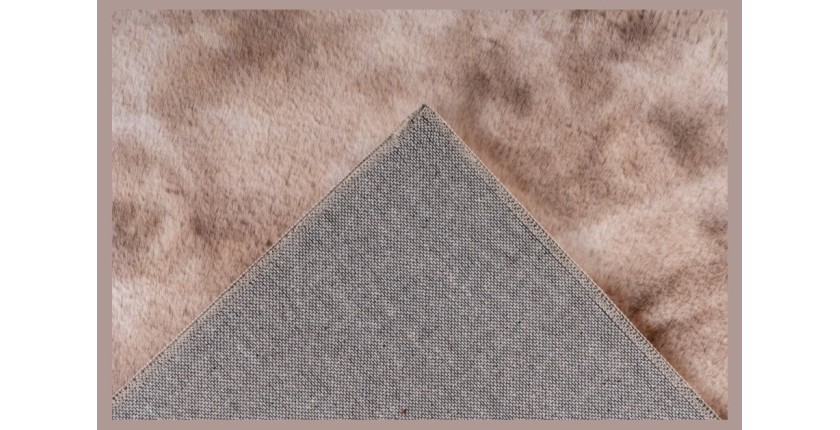 Tapis 170x120cm, design B005O coloris beige - Confort et élégance pour votre intérieur