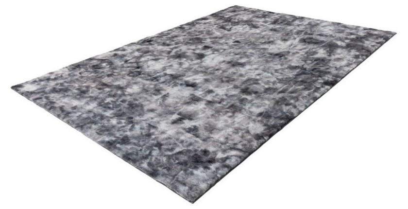 Tapis 150x80cm, design B005O coloris graphite - Confort et élégance pour votre intérieur