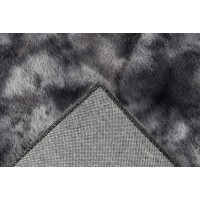 Tapis 150x80cm, design B005O coloris graphite - Confort et élégance pour votre intérieur