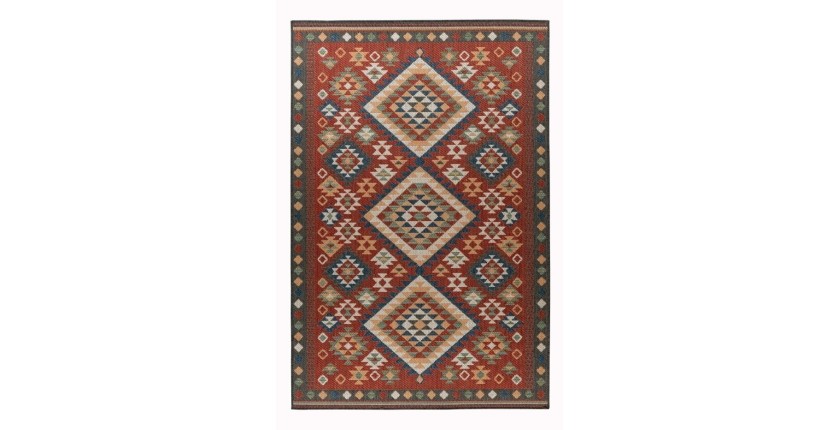 Tapis 170x120cm, design C103I coloris multicolore - Confort et élégance pour votre intérieur