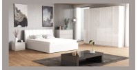 Lit Design VERONA. Couchage 160x200. Lit 2 places pour chambre à coucher