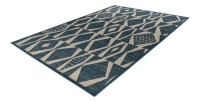 Tapis 170x120cm, design C203I coloris bleu - Confort et élégance pour votre intérieur