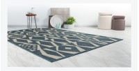 Tapis 170x120cm, design C203I coloris bleu - Confort et élégance pour votre intérieur