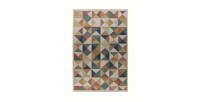 Tapis 170x120cm, design C303I coloris multicolore - Confort et élégance pour votre intérieur