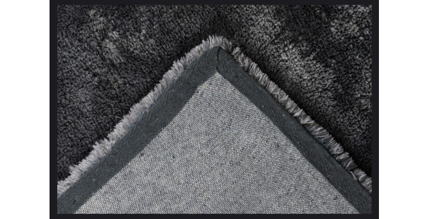 Tapis 290x200cm, design C005D coloris anthracite - Confort et élégance pour votre intérieur