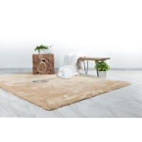 Tapis 150x80cm, design C005D coloris sable - Confort et élégance pour votre intérieur