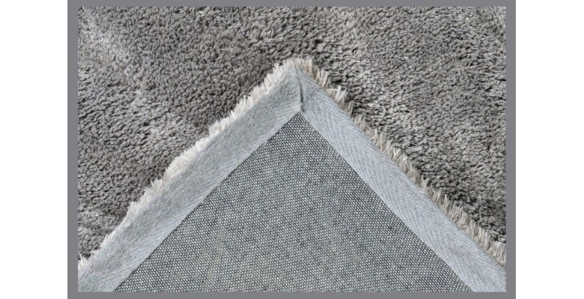 Tapis 230x160cm, design C005D coloris argent - Confort et élégance pour votre intérieur