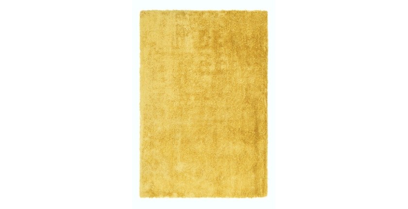 Tapis 290x200cm, design C005D coloris jaune - Confort et élégance pour votre intérieur