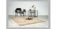 Tapis 150x80cm, design C007Y coloris beige - Confort et élégance pour votre intérieur