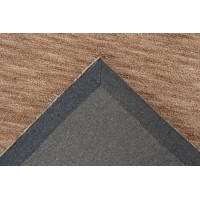 Tapis 230x160cm, design C007Y coloris beige - Confort et élégance pour votre intérieur