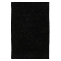 Tapis 230x160cm, design C007Y coloris noir - Confort et élégance pour votre intérieur