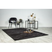 Tapis 290x200cm, design C007Y coloris noir - Confort et élégance pour votre intérieur