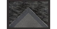 Tapis 150x80cm, design C007Y coloris argent - Confort et élégance pour votre intérieur