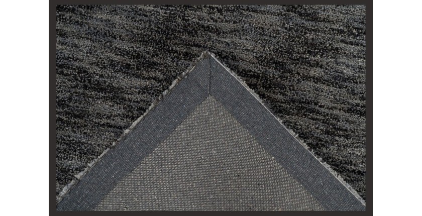 Tapis 230x160cm, design C007Y coloris argent - Confort et élégance pour votre intérieur