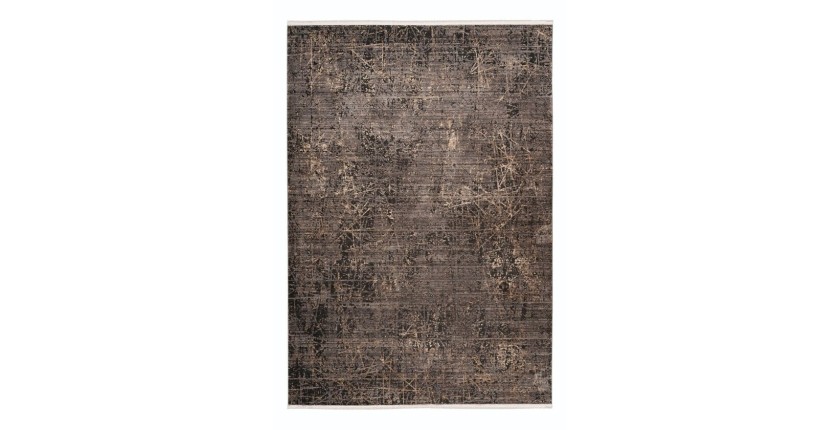 Tapis 150x80cm, design C109E coloris gris - Confort et élégance pour votre intérieur