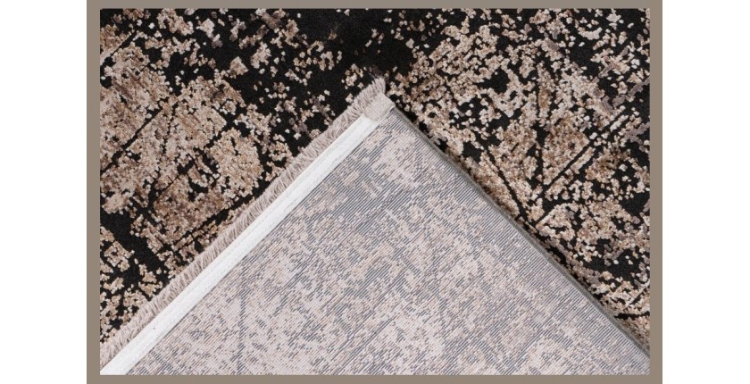 Tapis 290x200cm, design C209E coloris beige - Confort et élégance pour votre intérieur