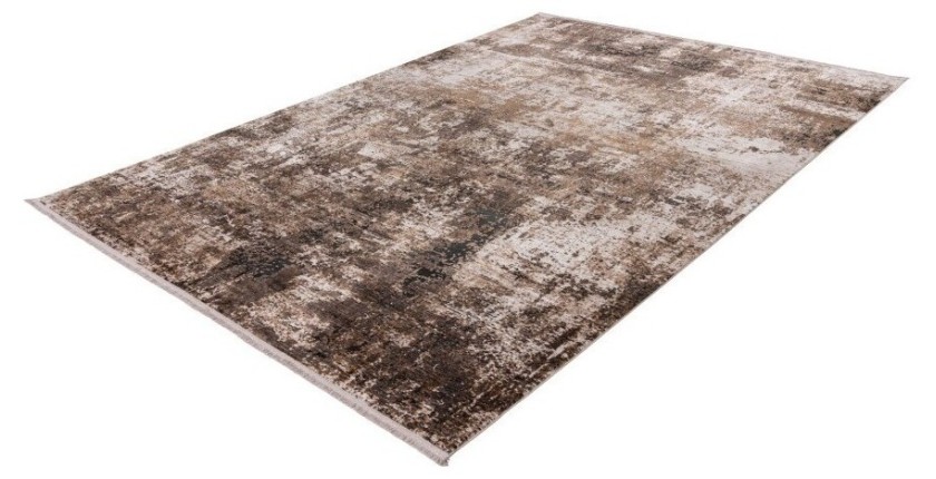 Tapis 170x120cm, design C309E coloris ivoire - Confort et élégance pour votre intérieur