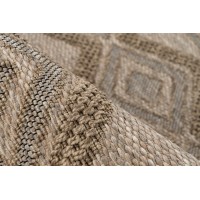 Tapis 170x120cm, design C203A coloris naturel - Confort et élégance pour votre intérieur