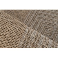 Tapis 150x80cm, design C403A coloris naturel - Confort et élégance pour votre intérieur