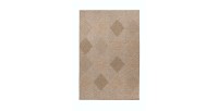 Tapis 230x160cm, design C403A coloris naturel - Confort et élégance pour votre intérieur