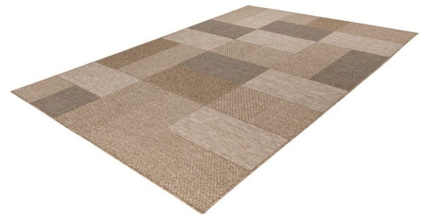 Tapis 150x80cm, design C603A coloris naturel - Confort et élégance pour votre intérieur