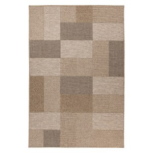 Tapis 150x80cm, design C603A coloris naturel - Confort et élégance pour votre intérieur