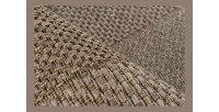 Tapis 170x120cm, design C603A coloris naturel - Confort et élégance pour votre intérieur