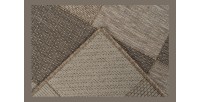 Tapis 170x120cm, design C603A coloris naturel - Confort et élégance pour votre intérieur