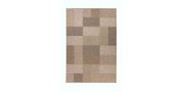 Tapis 170x120cm, design C603A coloris naturel - Confort et élégance pour votre intérieur