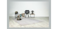 Tapis 140x80cm, design D012A coloris gris - Confort et élégance pour votre intérieur