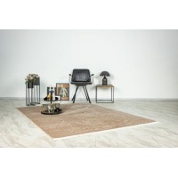 Tapis 160x120cm, design D012A coloris taupe - Confort et élégance pour votre intérieur