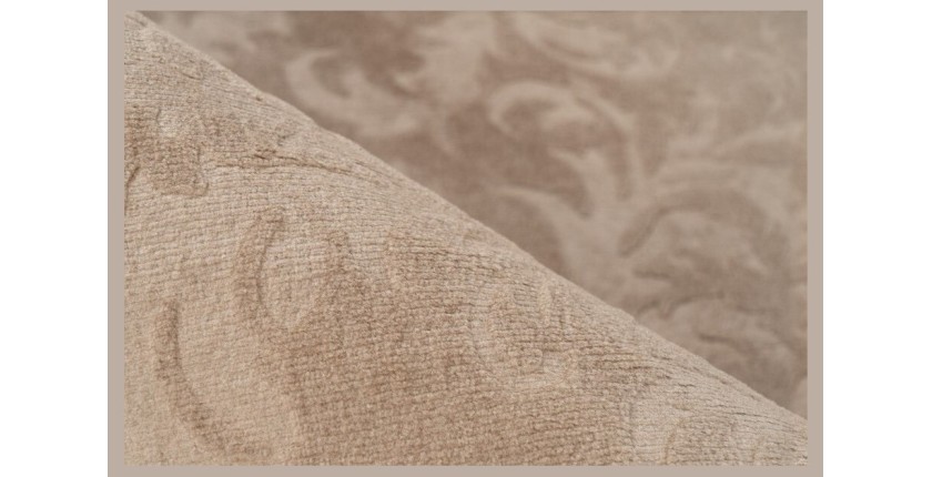 Tapis 280x80cm, design D112A coloris taupe - Confort et élégance pour votre intérieur