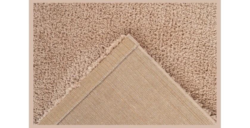 Tapis 150x80cm, design D005M coloris champagne - Confort et élégance pour votre intérieur