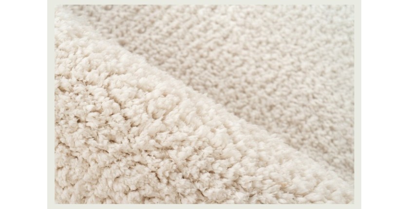 Tapis 230x160cm, design D005M coloris ivoire - Confort et élégance pour votre intérieur