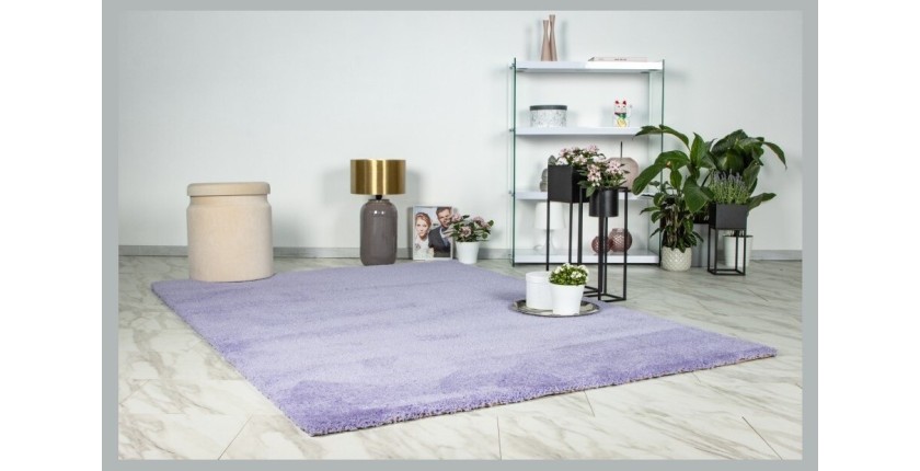 Tapis 150x80cm, design D005M coloris lavende - Confort et élégance pour votre intérieur