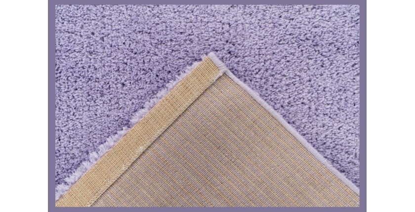 Tapis 150x80cm, design D005M coloris lavende - Confort et élégance pour votre intérieur