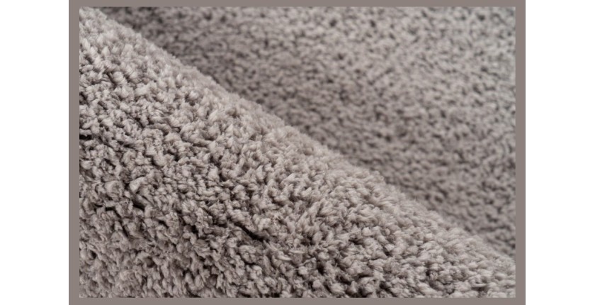 Tapis 150x80cm, design D005M coloris argent - Confort et élégance pour votre intérieur