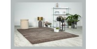 Tapis 150x80cm, design D005M coloris taupe - Confort et élégance pour votre intérieur