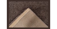 Tapis 170x120cm, design D005M coloris taupe - Confort et élégance pour votre intérieur