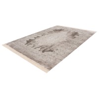 Tapis 290x200cm, design E109E coloris argent - Confort et élégance pour votre intérieur