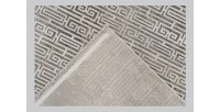 Tapis 150x80cm, design E209E coloris argent - Confort et élégance pour votre intérieur