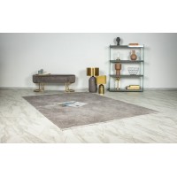 Tapis 230x160cm, design E209E coloris argent - Confort et élégance pour votre intérieur