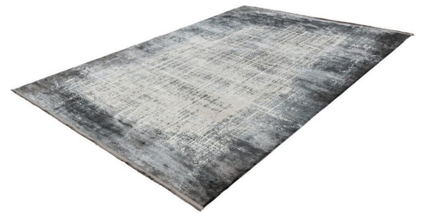 Tapis 150x80cm, design E109E coloris argent - Confort et élégance pour votre intérieur