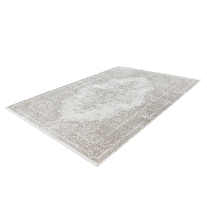 Tapis 170x120cm, design E209E coloris crème - Confort et élégance pour votre intérieur