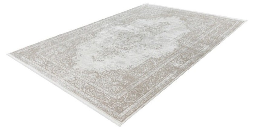 Tapis 170x120cm, design E209E coloris crème - Confort et élégance pour votre intérieur